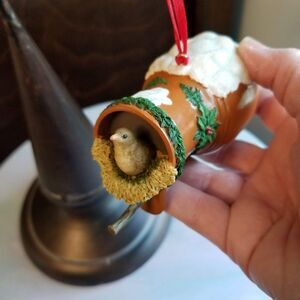 Colonial Williamsburg Bird Bottle Birdhouse Ornament, 2001, Collectible Holiday